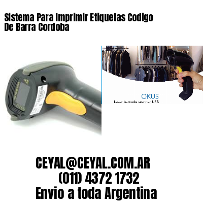 Sistema Para Imprimir Etiquetas Codigo De Barra Cordoba
