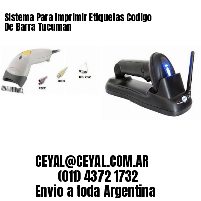 Sistema Para Imprimir Etiquetas Codigo De Barra Tucuman