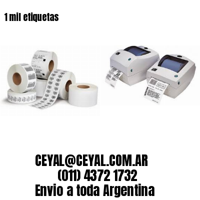 1 mil etiquetas