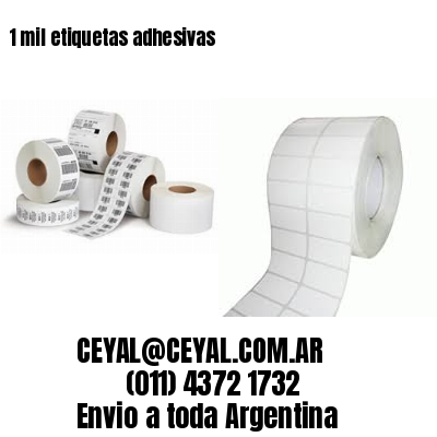 1 mil etiquetas adhesivas