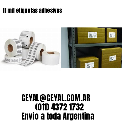 11 mil etiquetas adhesivas