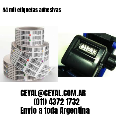 44 mil etiquetas adhesivas