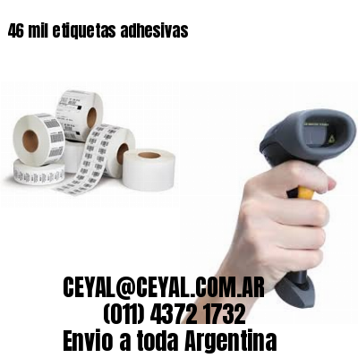 46 mil etiquetas adhesivas