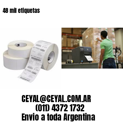 48 mil etiquetas