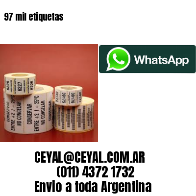 97 mil etiquetas