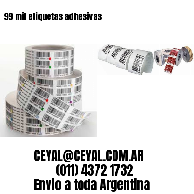 99 mil etiquetas adhesivas