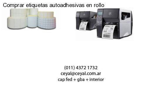 Comprar etiquetas autoadhesivas en rollo