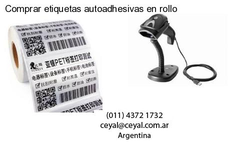 Comprar etiquetas autoadhesivas en rollo
