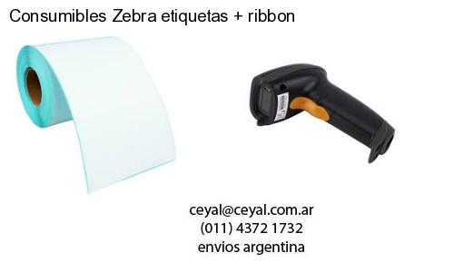 Consumibles Zebra etiquetas ribbon
