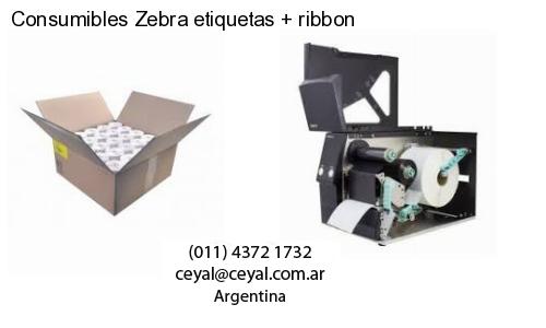 Consumibles Zebra etiquetas   ribbon