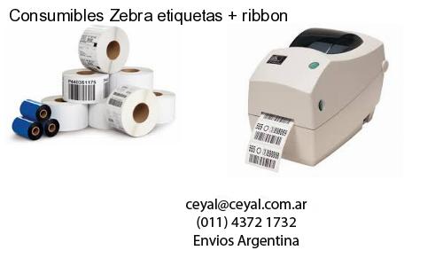 Consumibles Zebra etiquetas ribbon