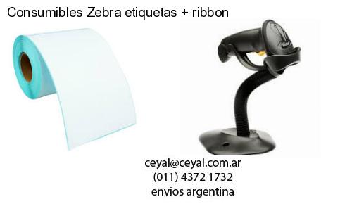 Consumibles Zebra etiquetas ribbon