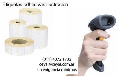Etiquetas adhesivas ilustracion