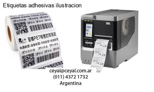 Etiquetas adhesivas ilustracion