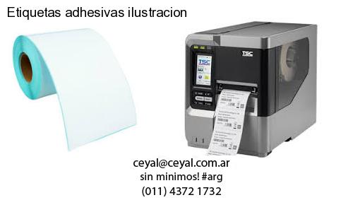 Etiquetas adhesivas ilustracion