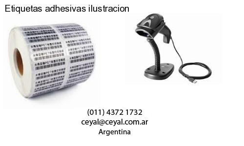 Etiquetas adhesivas ilustracion