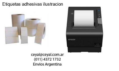 Etiquetas adhesivas ilustracion