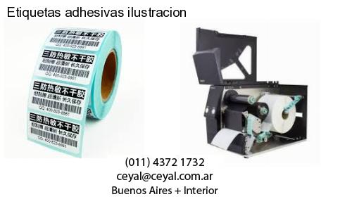 Etiquetas adhesivas ilustracion