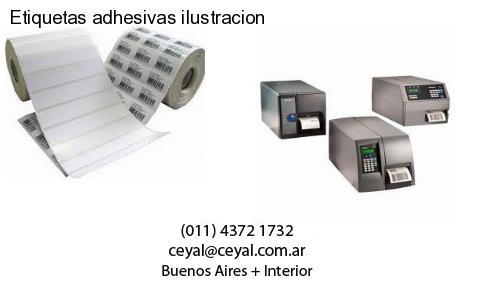Etiquetas adhesivas ilustracion