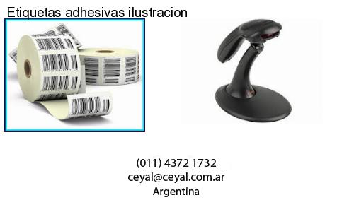 Etiquetas adhesivas ilustracion