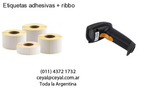 Etiquetas adhesivas ribbo
