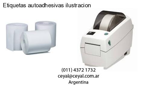 Etiquetas autoadhesivas ilustracion