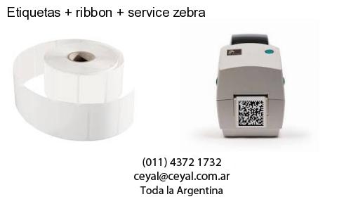 Etiquetas   ribbon   service zebra