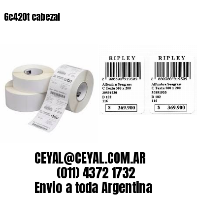 Gc420t cabezal