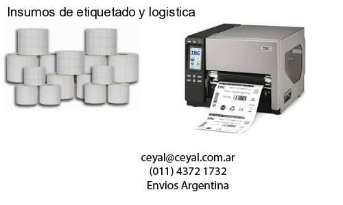 Insumos de etiquetado y logistica