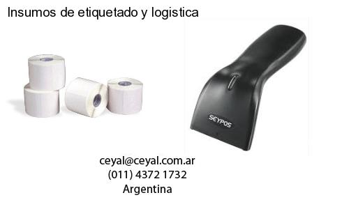 Insumos de etiquetado y logistica