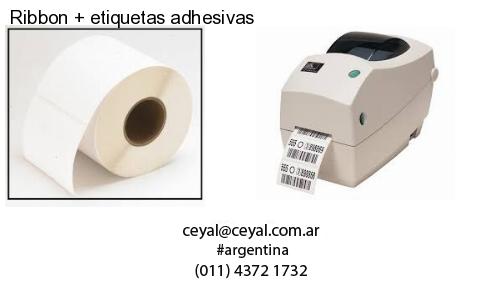 Ribbon etiquetas adhesivas