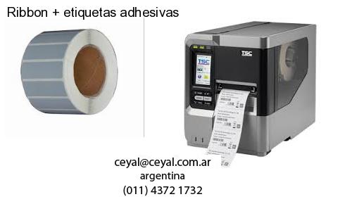 Ribbon etiquetas adhesivas