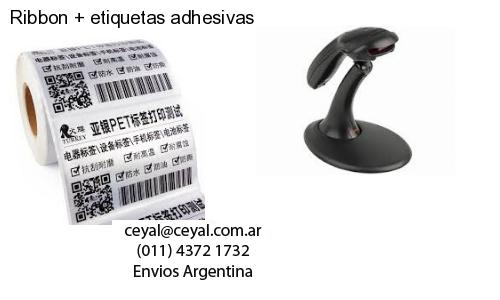 Ribbon etiquetas adhesivas