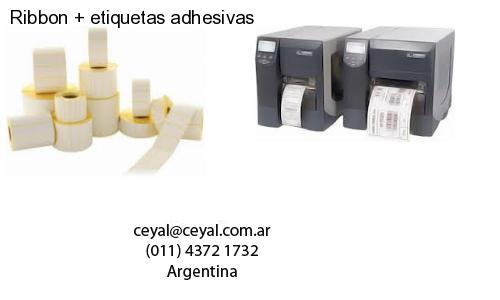 Ribbon etiquetas adhesivas