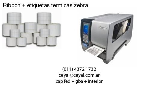 Ribbon etiquetas termicas zebra