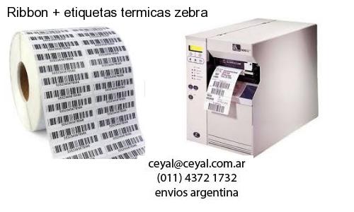 Ribbon etiquetas termicas zebra