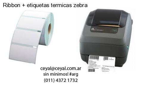 Ribbon etiquetas termicas zebra