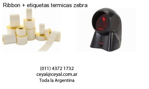 Ribbon etiquetas termicas zebra