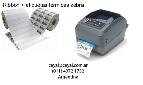 Ribbon etiquetas termicas zebra