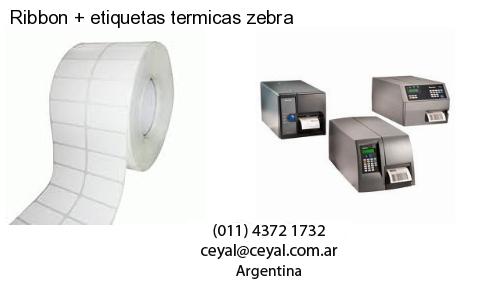 Ribbon etiquetas termicas zebra
