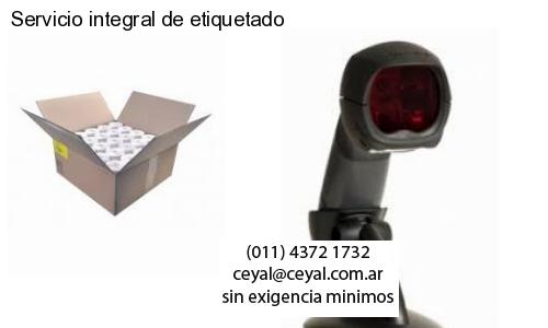 Servicio integral de etiquetado