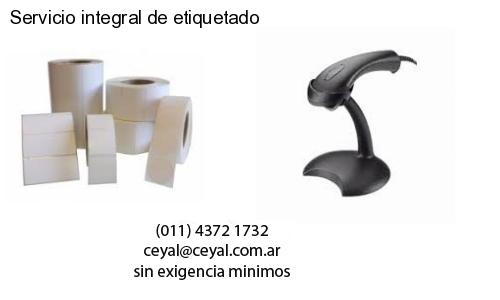Servicio integral de etiquetado
