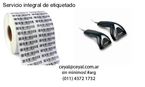 Servicio integral de etiquetado