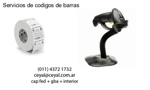 Servicios de codigos de barras
