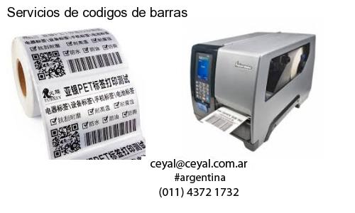 Servicios de codigos de barras