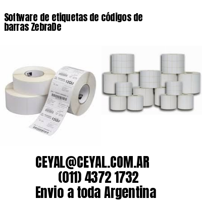 Software de etiquetas de códigos de barras ZebraDe