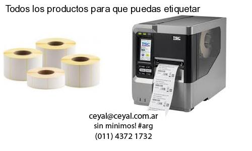 Todos los productos para que puedas etiquetar