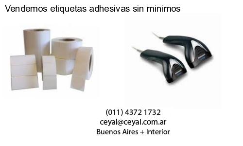 Vendemos etiquetas adhesivas sin minimos