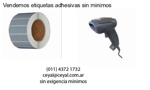 Vendemos etiquetas adhesivas sin minimos