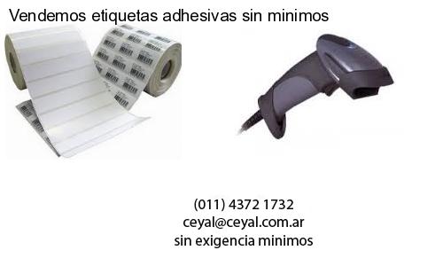 Vendemos etiquetas adhesivas sin minimos